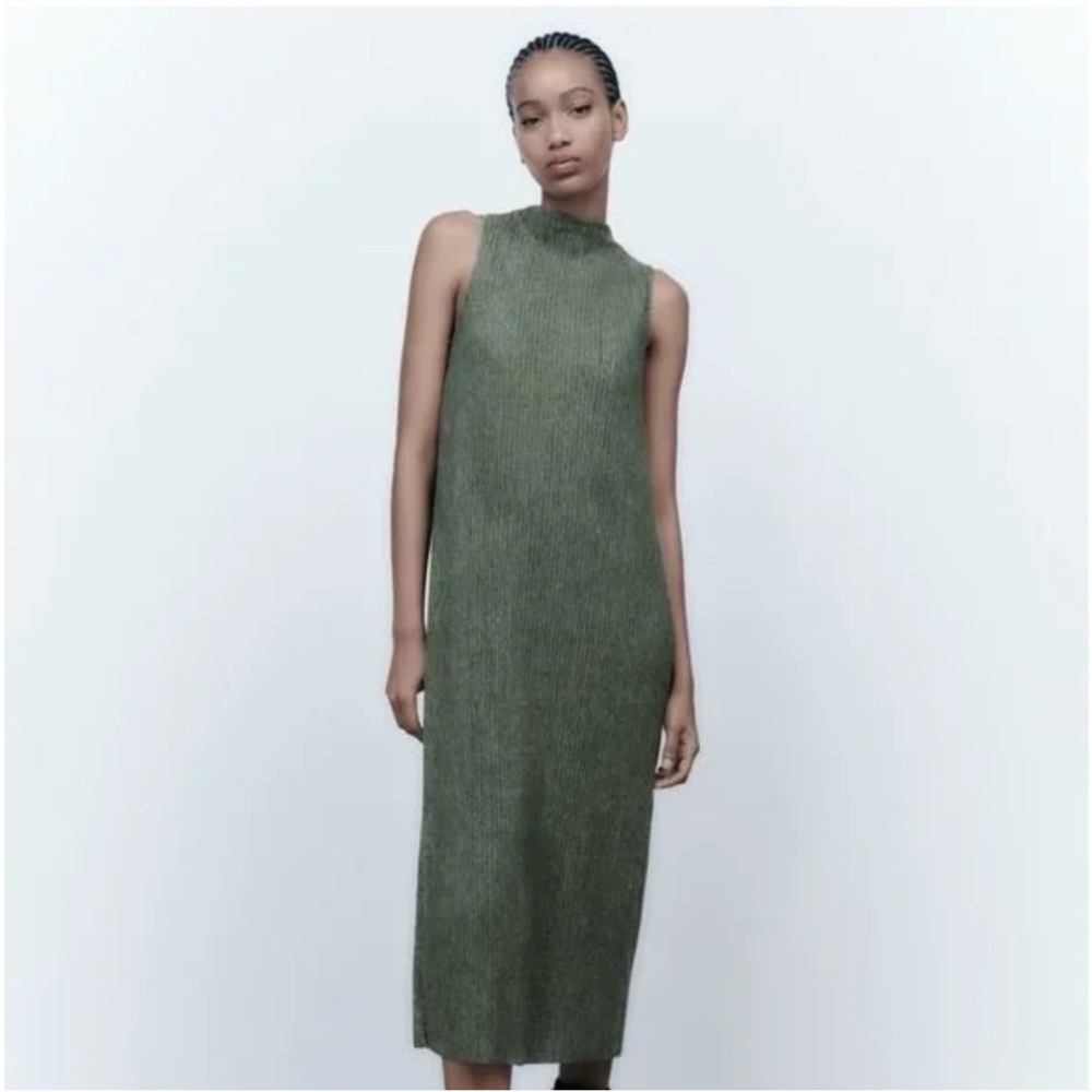 Zara soft knit dress. size small. gently used! great condition- super soft